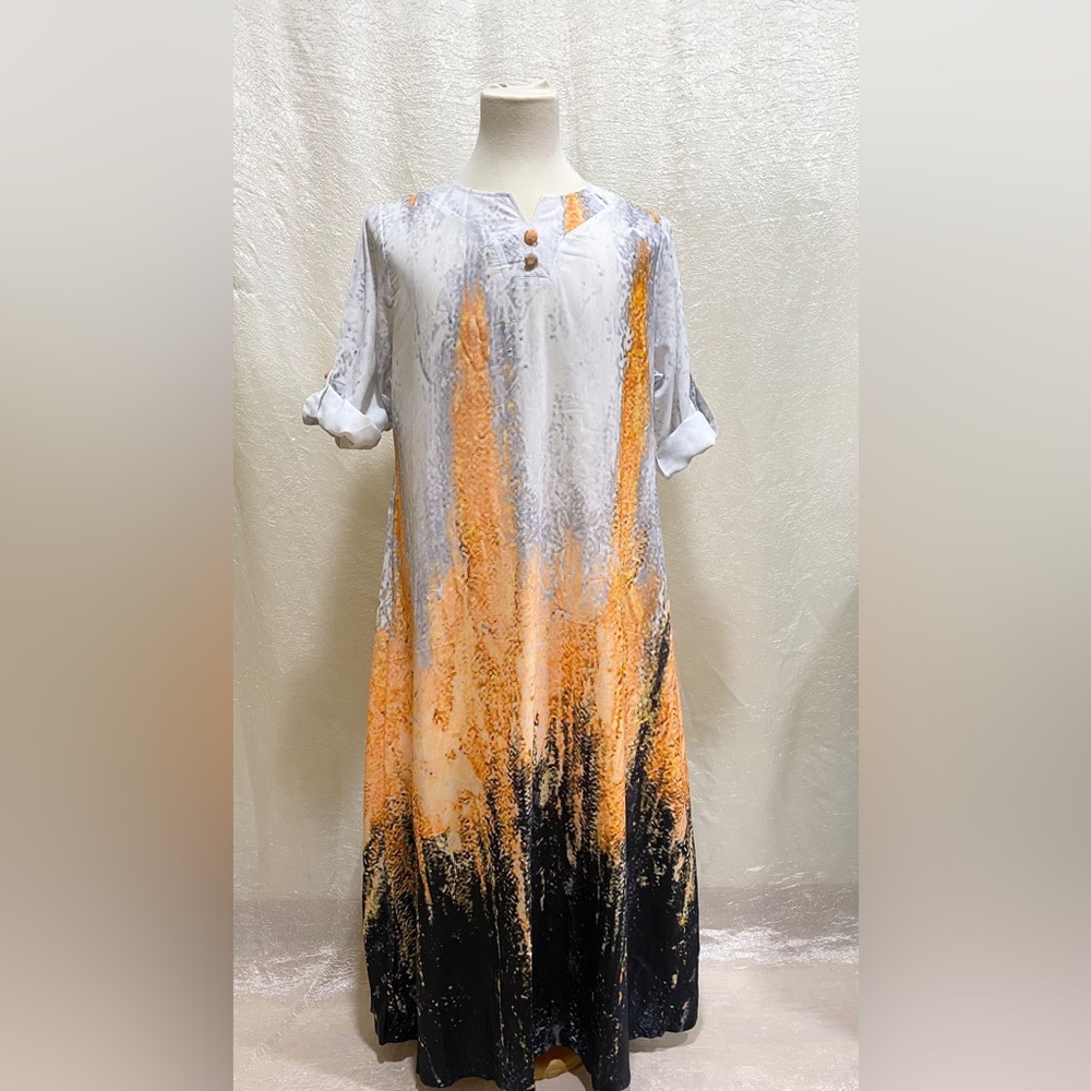 Multi-Color Maxi Dress